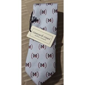 Vineyard Vines‎ "Meadowbrook School" Centennial Celebration 100% Silk Tie USA.